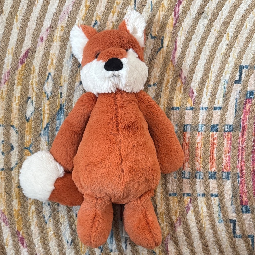 Jellycat | Bashful Fox | New with Tags | Plush Fox Toy - Orange and White